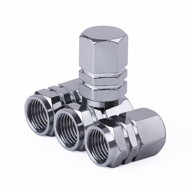 Automobile tire valve cap aluminum alloy valve core cover vacuum universal tire personality valve nozzle tire pressure nozzle