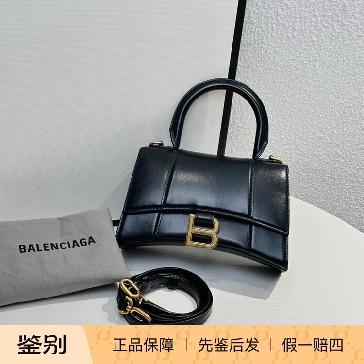 【Kkkk】Balenciaga Hourglass Mini Medium-Sized Hourglass Handbag