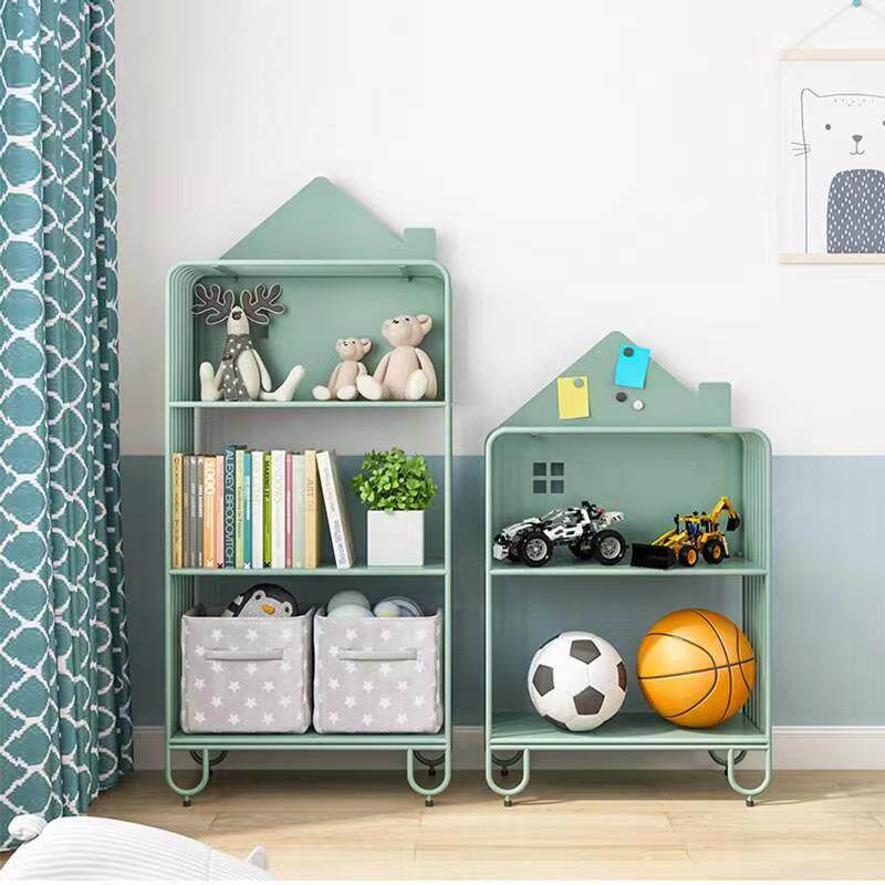 Nordic children's creative bookshelves Shelf Living Room Bedrooms Small Bookcase Plottier Toddler Toddler containing floor shelves
