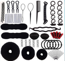 Clipper combination set meatball head hair tool Han hair jewelry headgear doughnut hair weaving device