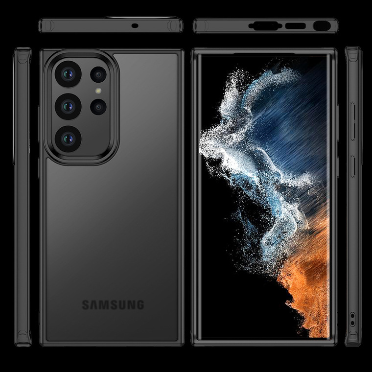 Airbag Corner Protection Transparent Clear Tough Shockproof Silicone TPU S23, S23 Plus, S23 Ultra Samsung Phone Case