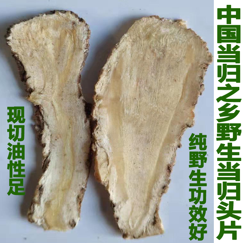 Gansu Minxian pure natural Chinese herbal medicine wild angelica head slice 500 grams of special grade sulfur-free grindable powder