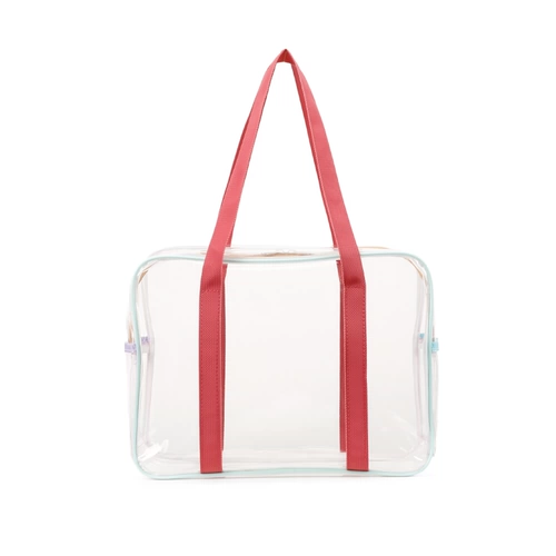 Вместительная и большая сумка через плечо из ПВХ, водонепроницаемая система хранения для плавания, пляжная льняная сумка