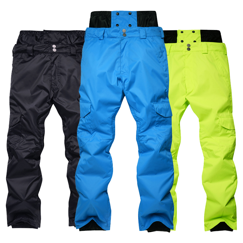 Outdoor ski pants men's and women's thickened veneer double-board winter windproof, waterproof, breathable, and warm jackets for couples