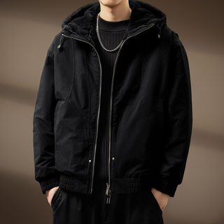 Hochwertiger amerikanischer retro-arbeitskleidungs-baumwollmantel für herren, winter, neue outdoor-funktion, warme und verdickte kapuzenjacke