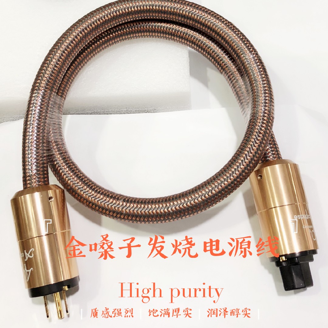 Accuphase golden voice fever-grade power cord CD amplifier power upgrade line fever-grade power American line