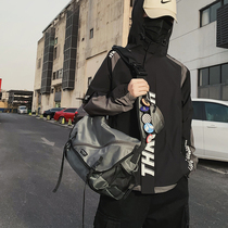 Hong Kong Flagship Slanted Satchel Male Functions Leisure Large Capacity Mailbag Travel Tooling Wind Single Shoulder Bag Student Satchel