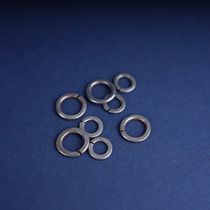 Heavenly Iron Topper Handmade Iron Ring Ring Wenwan Bracelet Buddha Bead Separator Bead Clip Accessories Accessories Counting Side Hanging Ring