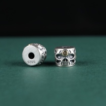 11mm 925 sterling silver corpse Buddha forest main beads with scattered beads skull waist beads with beaded top beads