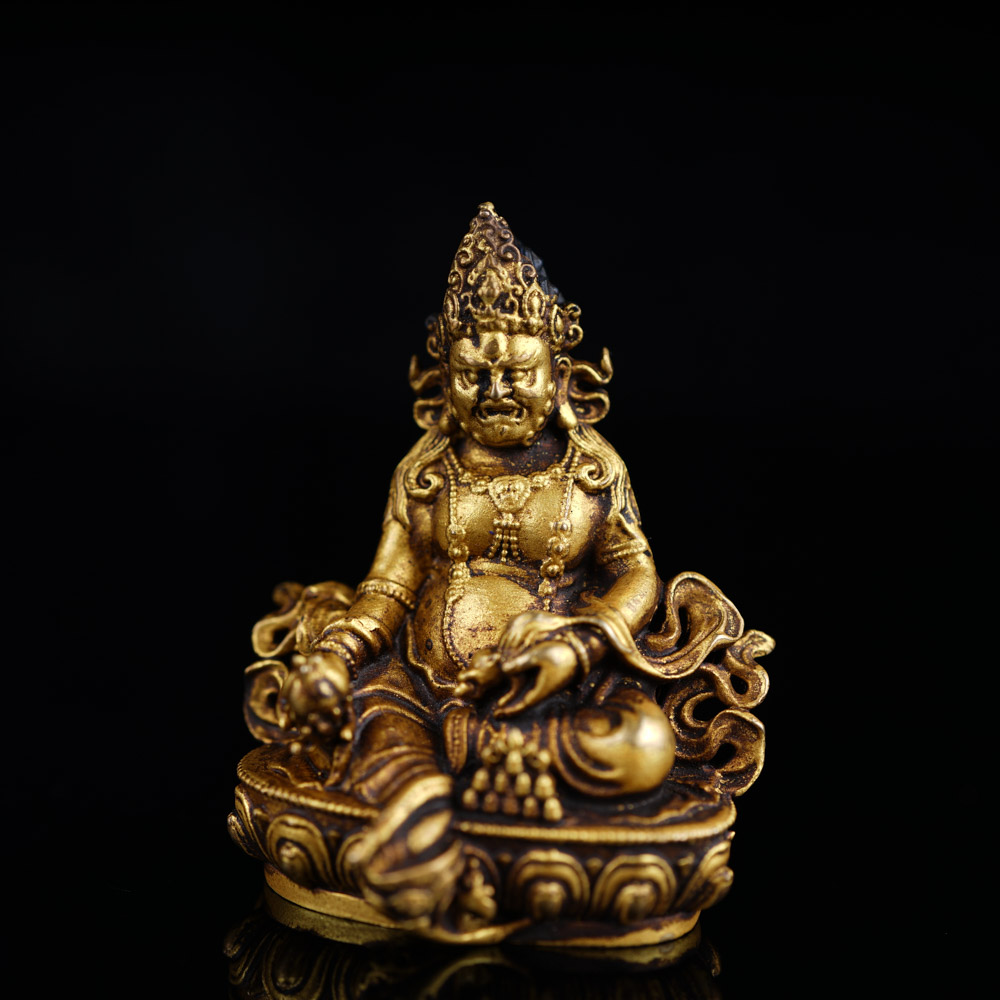 Hidden mud gold and gold yellow gold and gold yellow property pendulum pieces small inch Buddha wealth fingertips second like