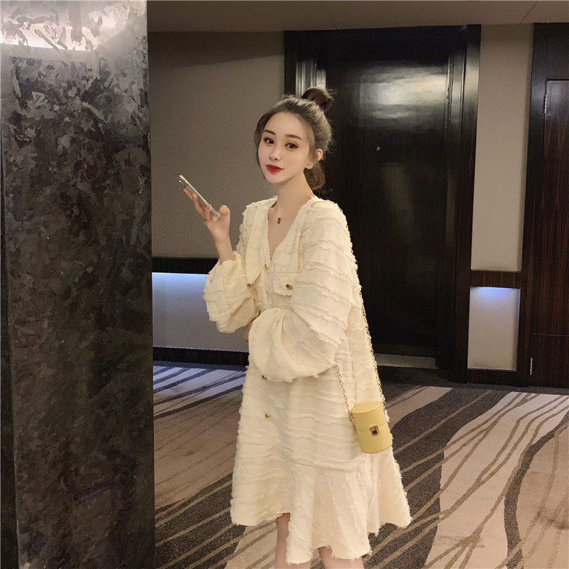 Pregnant Woman Spring Dress 2022 New Fashion Foreign Pie Pregnancy Bottling With Little Savory and Pregnant Women's Hot Mother Loose Personality