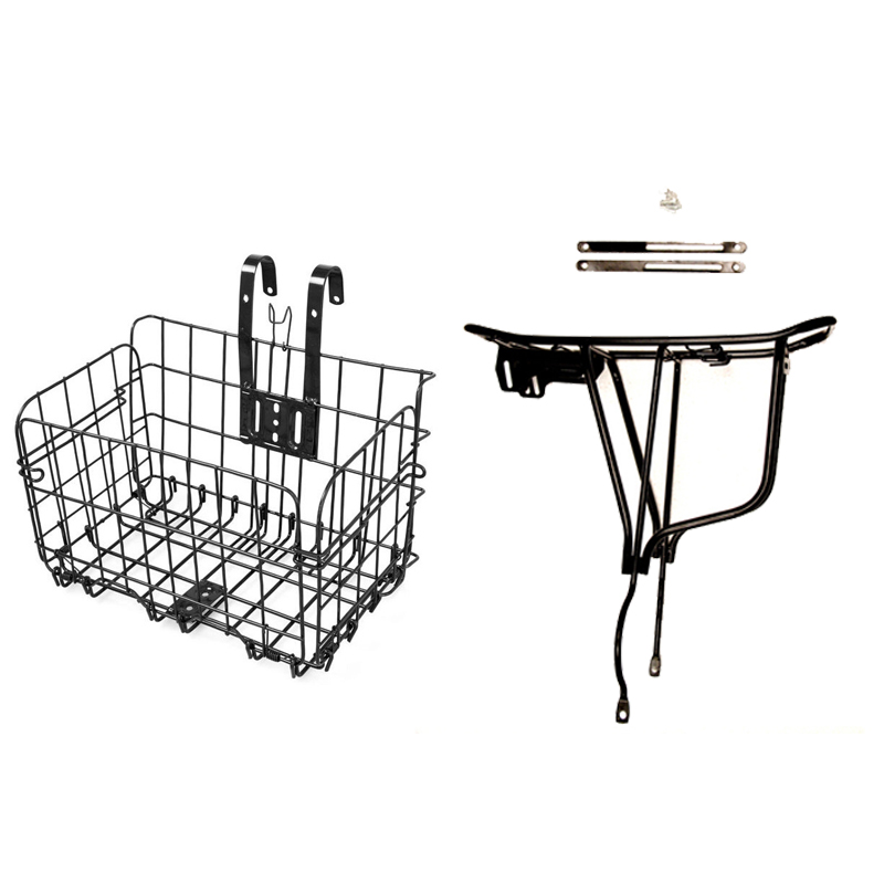 Climbing bike Bike Folding Iron Bike Basket and rear shelving children Climbing Car Racing Rear Shelves and Iron Baskets