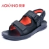 Dép nam Aokang 2019 hè mới xu hướng giày đế xuồng chống trượt cá tính - Sandal Sandal