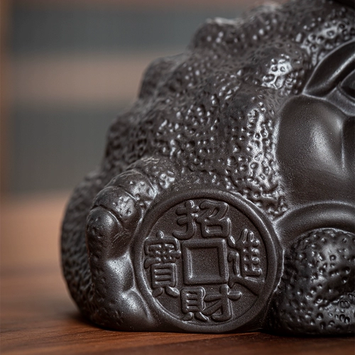 恬静生活 Zisha Tea Petting Tea Ceremony Zero Tea играет на чай с золотистыми жабами