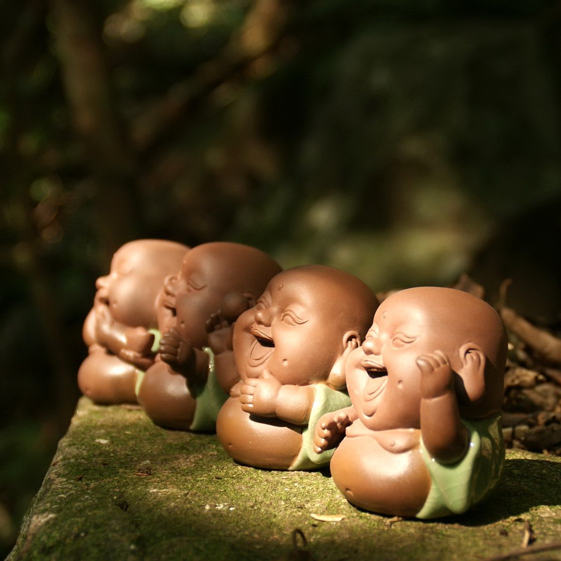 Creative Home Decorative Products for the Mille Buddhas Porcelain Purple Sand Tea Favorites for Tea Ware Accessories