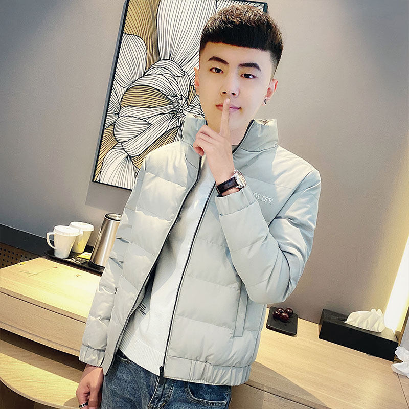 Cotton-padded jacket 2020 new men's winter coat Korean trend students Joker handsome cotton clothes men's Tide brand cotton clothes