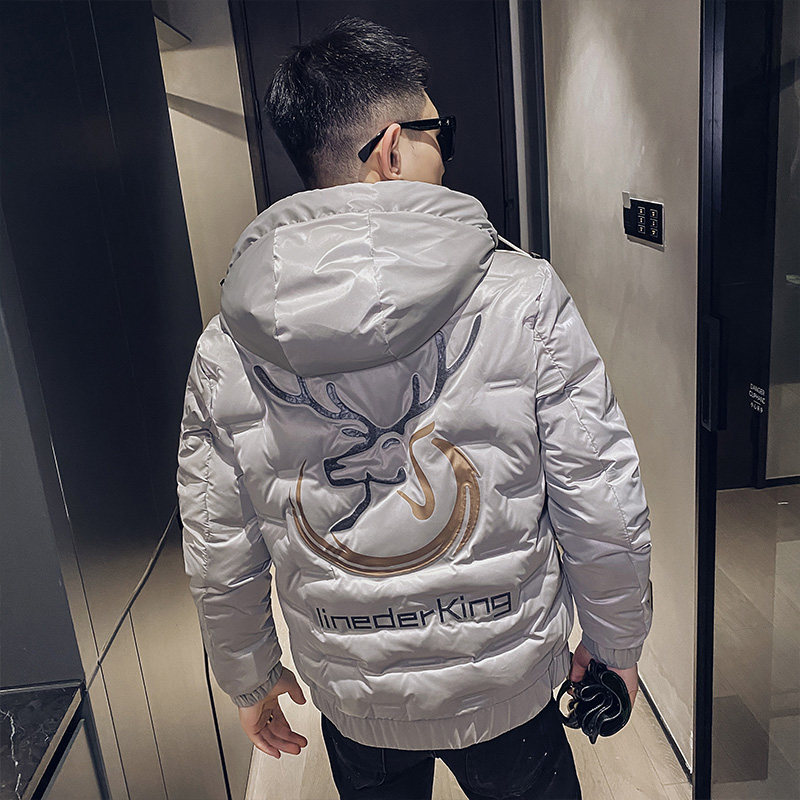 Men's Hooded Down Jacket 2020 New Winter Thick Warm Coat Korean Fashion Brand Men's Clothing