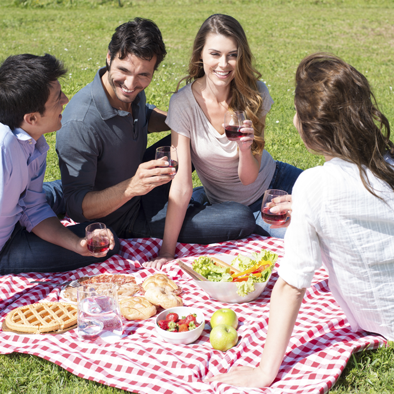 Ani bear outdoor picnic mat spring outing moisture-proof mat cloth portable waterproof picnic barbecue mat beach sleeping mat