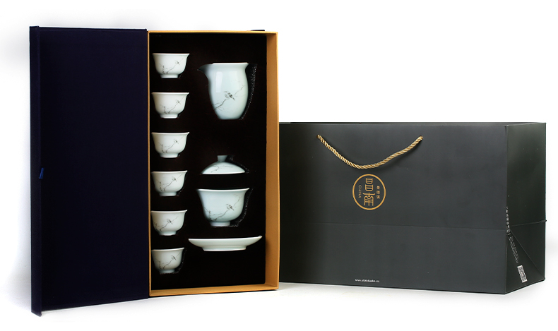 Chang nan kung fu tea set combinations of a complete set of tea set of jingdezhen ceramic fair keller tureen tea cups