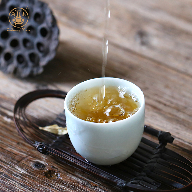 Changnan Tea Cup Master Cup Jingdezhen Tea Cup Ceramic Kung Fu Tea Cup Master Cup Single Cup Personal Pu'er Cup