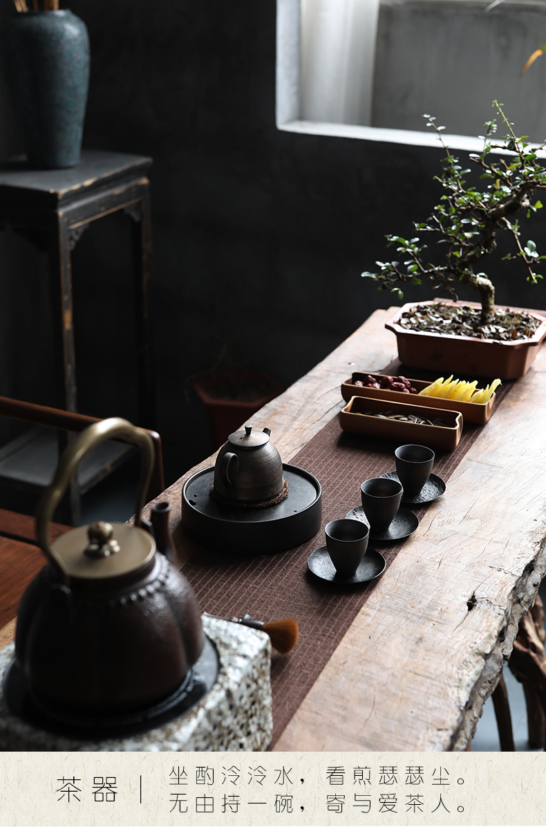 Plain film creative bamboo dried fruit snack plate of bamboo tea snacks receive a box of tea dessert plate