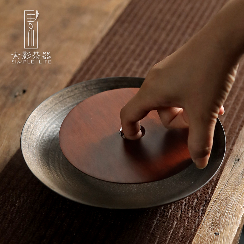 Element shadow brahman habitat pot bearing manual fine gold water ceramic dry small tea home antique rust glaze tray type