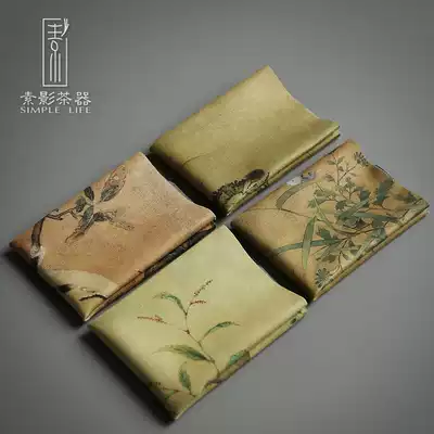 Suying large thickened tea towel cloth absorbent Zen teapot pad rag household retro tea set tea ceremony spare parts