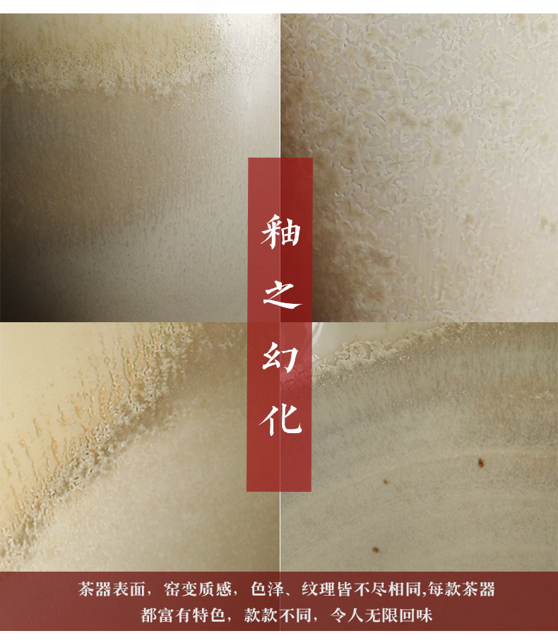 Plain film checking ceramic pot plant ash glaze pear - shaped hands put the pot of up household teapot of single pot of autumn"