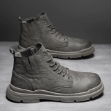 Martens, высокие туфли в английском стиле для кожаной обуви, износостойкие рабочие короткие сапоги, в британском стиле