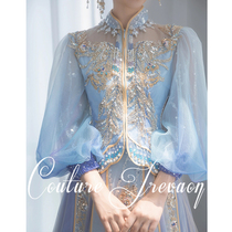 (Rental) 2021 New Xiuhe clothing Bride wedding toast service Chinese wedding wedding dress wedding dress married into a pro