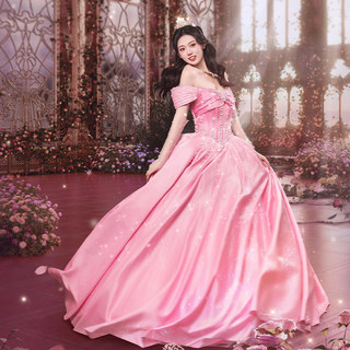 Sleeping Beauty Aurora Princess Dress Adult Cosplay Costume Event Drama Performance Gown Disney