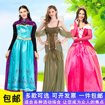Halloween adult costume cos Cinderella princess dress elf flower fairy tale costume performance dress