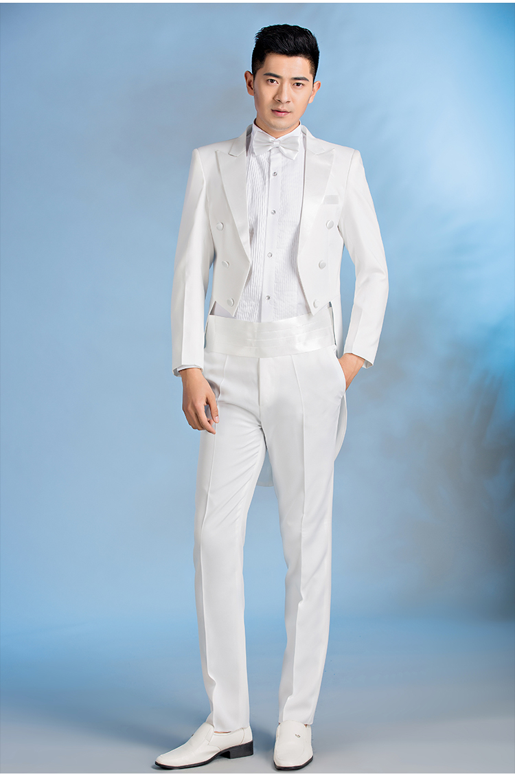 Bộ đồ tuxedo phù hợp với nam chỉ huy sân khấu biểu diễn ảo thuật chủ tiệc cưới bộ vest nam trẻ trung