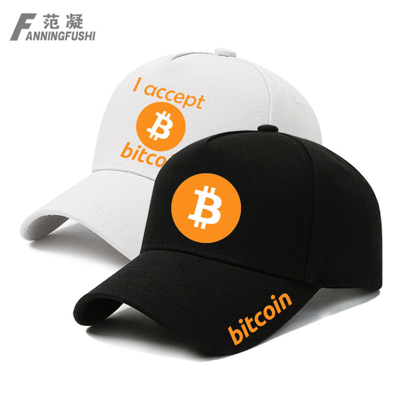Bitcoin Blockchain Currency Evolution Elon Musk Outdoor Sunshade Baseball Cap Men's Cap