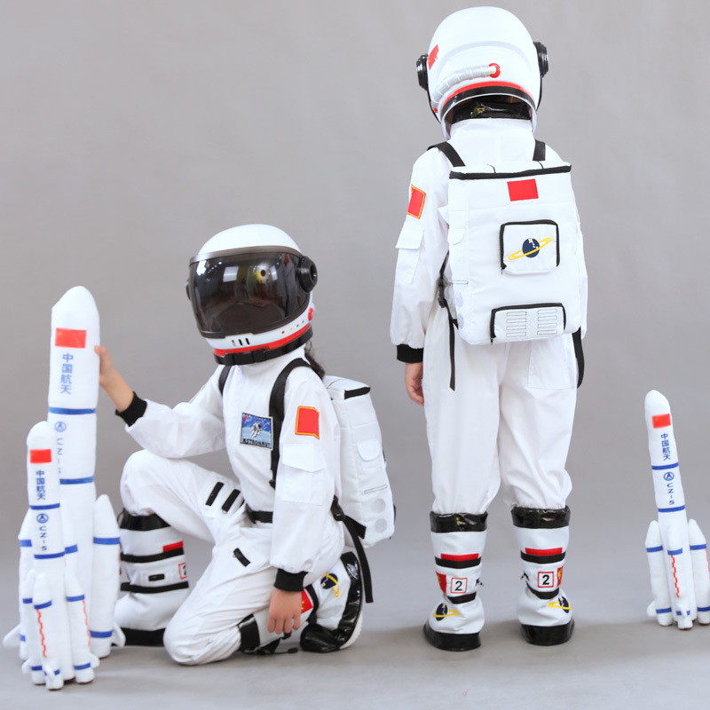 Space Suits, Astronaut Suits, Children's Astronaut Costumes, Kindergarten, Primary and Secondary School Students' Sports Meets, Fashion Show Costumes
