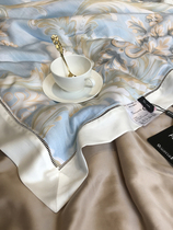 High-end 60 double-sided Lanjin Tian Xia cool quilt four-piece set washable thin quilt machine washable new product summer quilt kit