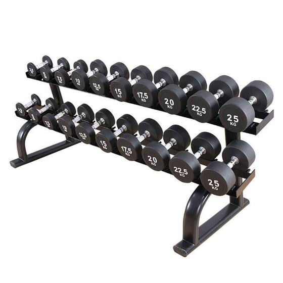 Commercial Gym Double-Layer 10-Pair Dumbbell Rack Gym Dumbbell Holder Fitness Equipment Dumbbell Rack