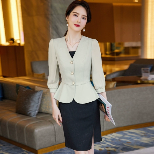 Классический костюм, тонкий комплект, платье, яркий броский стиль