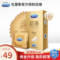 Durex, ультратонкая безопасная смазка, 12 штуки, полный комплект