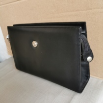 Tianjin Quanyechang stocks mens armpit bag business handbag genuine leather zipper clutch bag simple carry-on bag