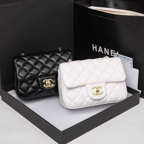 Сумка через плечо, цепь, сумка на одно плечо, Гонконг, из натуральной кожи, в стиле Шанель, на цепочке