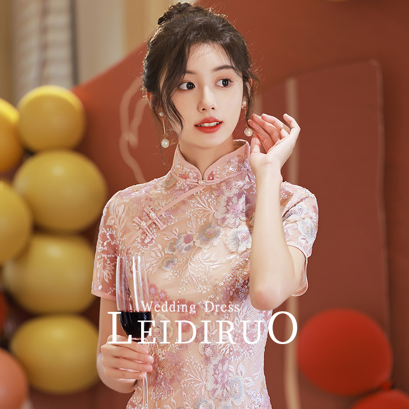 Advanced evening dress, wedding dress, demi-season cheongsam, high-quality style