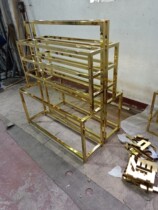 Stainless steel rack custom kitchen rack double rack washing machine rack tea table TV cabinet rack custom