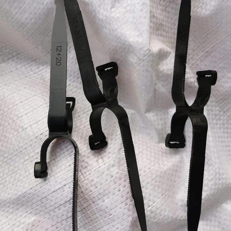 Steel Bar Insulation Card High Iron Plastic Insulation Card Railway Steel Reinforcement Ligament With Cross Parallel Insulation Banding Strap 