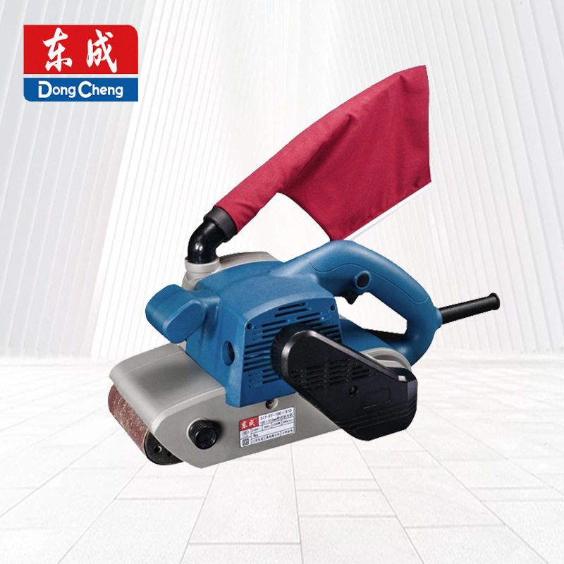 Dongcheng belt sanding machine S1T-FF-100 × 610 High power 1200 watt Tank machine electric sanding machine