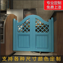 Mediterranean denim door partition door bar door small door half waist door partition fence door bar door half door