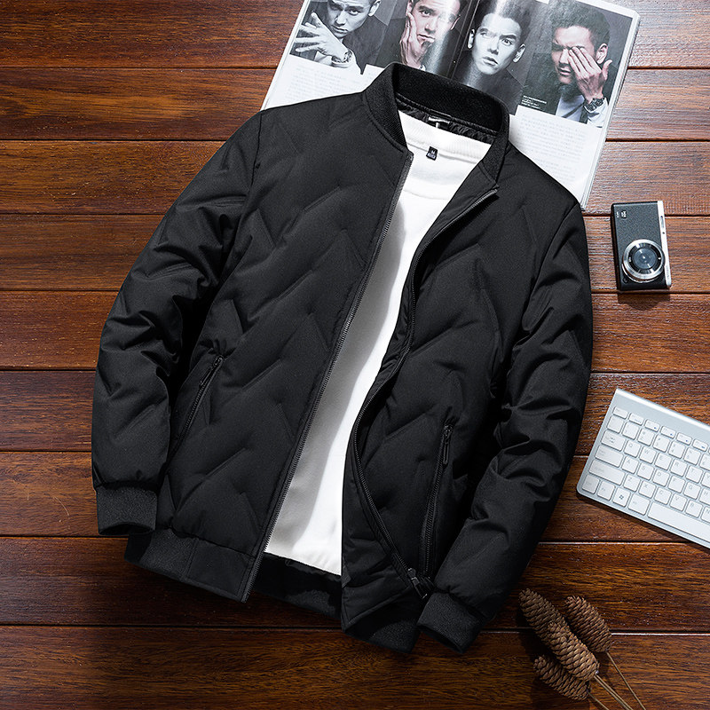 Middle-aged men's down clothes thickened 2022 New winter middle aged daddy winter clothing jacket men's duvet cotton clothes