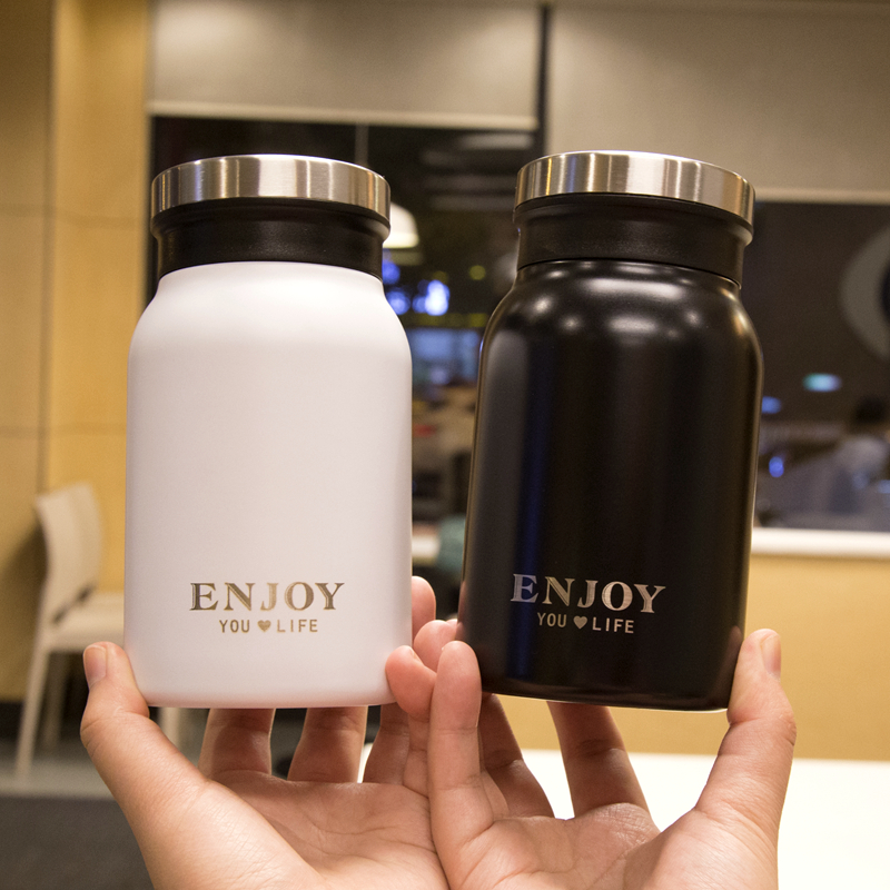 Business gifts for boys Thermos cup Female Korean version portable stainless steel with tea partition cup Office filter cup bottle