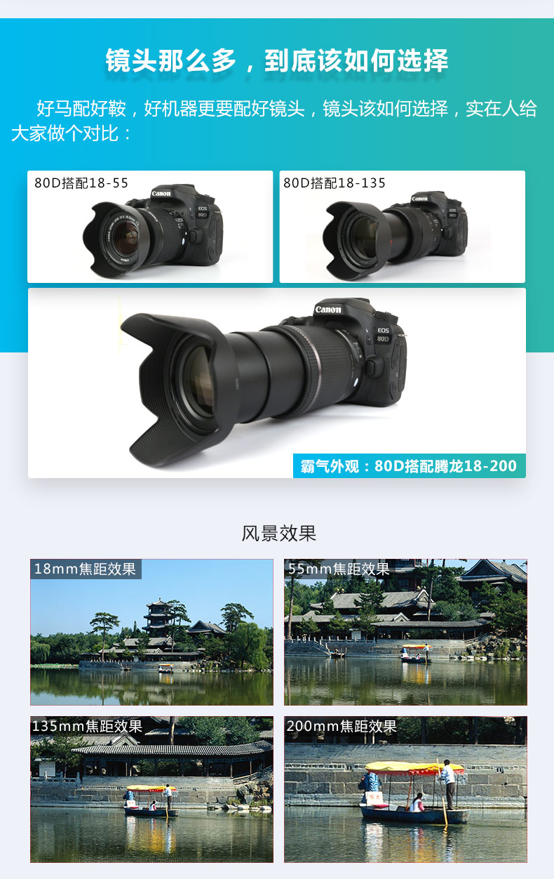 [Real people] Canon Canon 80D đơn thân máy ảnh SLR chuyên nghiệp HD du lịch kỹ thuật số eos Tùy chọn 18-135 18-200 ống kính