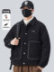 Edited open-stitch high-end down jacket for men in autumn and winter 2025 new style lapel casual woolen jacket men's winter jacket